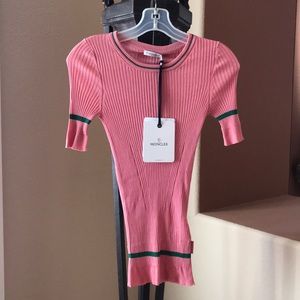 Brand new Moncler knitted pink top